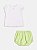Conjunto Blusa Daisy Duck e Short Verde Claro Momi Baby C2287 - Imagem 2