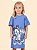 Vestido Mickey, Minnie e Amigos Azul Realeza Animê Petite P5795 - Imagem 3