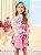 Conjunto Rosa da Rapunzel com Maxi Laço Animê Petite P5865 - Imagem 1