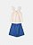 Conjunto Blusa Com Rendado e Shorts Animê Petite P5871 - Imagem 4