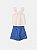 Conjunto Blusa Com Rendado e Shorts Animê Petite P5871 - Imagem 2