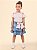 Conjunto Fashion Blusa Laços e Saia Babados Camadas Animê Petite P6058 - Imagem 1