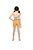 Short Siri Kids Leticia Laranja Fluor 90079 - Imagem 2