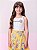 Conjunto Daisy Duck Amarelo Com Margaridas Momi Kids H5701 - Imagem 5