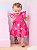 Vestido Com Bordado de Flor Rosa Neon Forte Momi Baby C2192 - Imagem 3