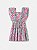 Vestido Azul com Estampa de Flores Animê Kids N4069 - Imagem 4
