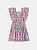 Vestido Azul com Estampa de Flores Animê Kids N4069 - Imagem 2