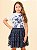 Conjunto Minnie e Mickey Azul de Blusa e Saia de Tule N4218 - Imagem 3