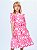 Vestido de Laise Bordada com Laço Neon Forte Animê Kids N4273 - Imagem 5
