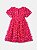 Vestido Pink de Tule com Flores 3D Animê Petite P5817 - Imagem 4