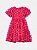 Vestido Pink de Tule com Flores 3D Animê Petite P5817 - Imagem 2