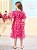 Vestido Pink de Tule com Flores 3D Animê Petite P5817 - Imagem 3