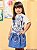 Conjunto Azul da Minnie Mouse com Strass Animê Petite P5862 - Imagem 3