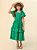 Vestido de Laise Verde Folha Animê Kids N4083 - Imagem 3