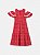 Vestido Tecido Bordado Vermelho Com Babados Animê Kids - Imagem 5