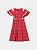 Vestido Tecido Bordado Vermelho Com Babados Animê Kids - Imagem 4