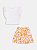 Conjunto Laranja Neon Com Estampas de Margaridas Momi Kids H5685 - Imagem 4