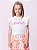 Conjunto Laranja Neon Com Estampas de Margaridas Momi Kids H5685 - Imagem 5