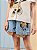 Shorts Com Bolsos de Paetês Minnie Animê Kids N4222 - Imagem 1