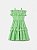 Vestido Verde de Laise Bordada com Babado Animê Kids N4277 - Imagem 6