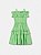 Vestido Verde de Laise Bordada com Babado Animê Kids N4277 - Imagem 5