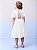 Vestido de Laise Com Abertura Branco Momi Kids H5606 - Imagem 3