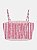 Top Xadrez Rosa I Am Authoria R4508 - Imagem 3