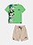 Conjunto Blusa Verde Mickey e Bermuda Youccie I1664 - Imagem 2