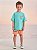 Conjunto Mickey Azul Acqua e Bermuda Youccie I1841 - Imagem 1