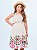 Vestido Com Babados e Estampa Minnie Azulejos Animê Kids N4237 - Imagem 5