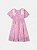 Vestido Rosa De Paetês Com Laços Animê Kids N4278 - Imagem 4