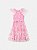 Vestido Rosa de Tule com Estampa em Foil Animê Kids N4282 - Imagem 4