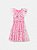 Vestido Rosa de Tule com Estampa em Foil Animê Kids N4282 - Imagem 2