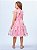 Vestido Rosa de Tule com Estampa em Foil Animê Kids N4282 - Imagem 3