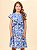 Vestido Azul Floral com Babados Animê Kids N4264 - Imagem 5