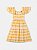 Vestido Xadrez Amarelo com Renda Animê Kids N4267 - Imagem 2