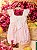 Banho de Sol Rosa Xadrez com Laise Animê Baby L2381 - Imagem 1