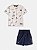 Conjunto Mickey Nav Off White e Bermuda Azul Youccie I1844 - Imagem 2