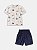 Conjunto Mickey Nav Off White e Bermuda Azul Youccie I1844 - Imagem 4