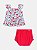 Conjunto Vermelho Floral com Cerejas Momi Baby C2298 - Imagem 2