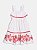 Vestido Branco Com Barrado Flores Momi Mini J5912 - Imagem 2