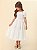 Vestido Off White de Laise Bordado Animê N4279 - Imagem 1