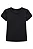 Blusa em Ribana 1x1 80302 Vic&Vicky Preta - Imagem 2