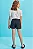 Shorts em Alfaiataria Off White Preto Vic&Vicky - Imagem 4
