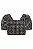 Blusa Cropped em Laise Bordada 76901 Vic&Vicky - Imagem 2