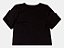 Blusa Preta com Martingale e Strass Momi H5933 - Imagem 2