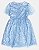 Vestido de Tule Azul com Paetê Momi H6051 - Imagem 3