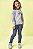 Calça Legging em Malha Denim 89252 Kukiê Infantil Menina - Imagem 3