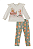 Conjunto de Blusa em Malha Power e Calça Legging em Canelado 90280 Kukiê Bebê Menina - Imagem 5