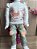 Conjunto de Blusa em Malha Power e Calça Legging em Canelado 90280 Kukiê Bebê Menina - Imagem 2